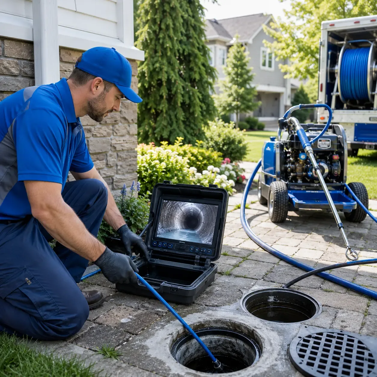 Outdoor drain cleaning professionals serving Enon, OH
