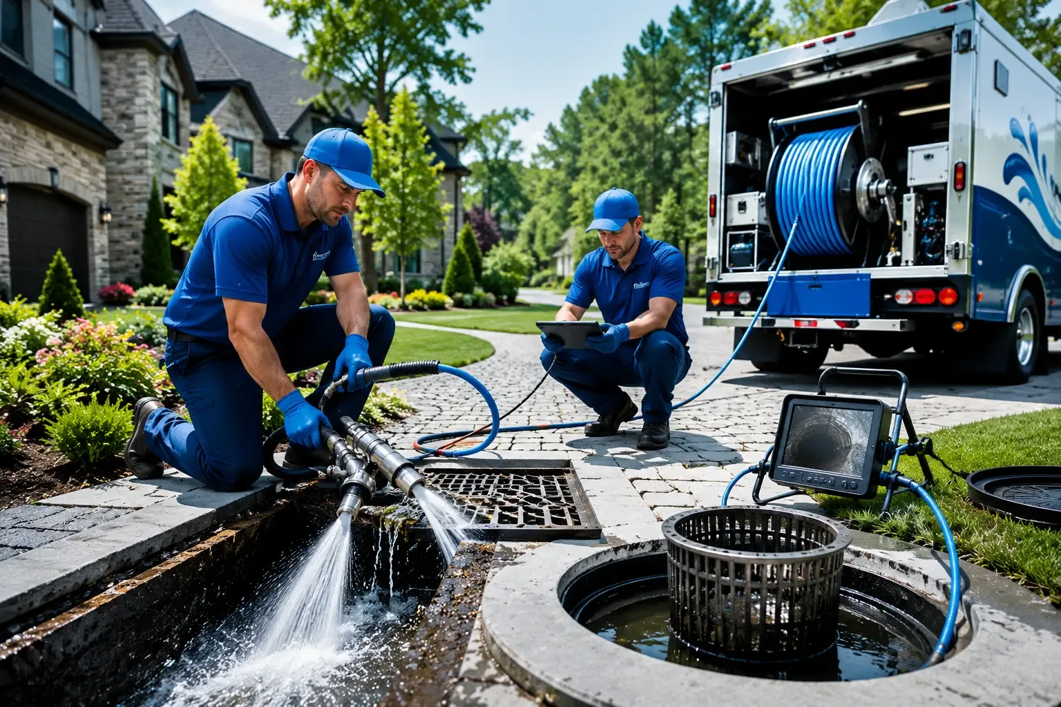 Local outdoor drain cleaning professionals in Enon, OH